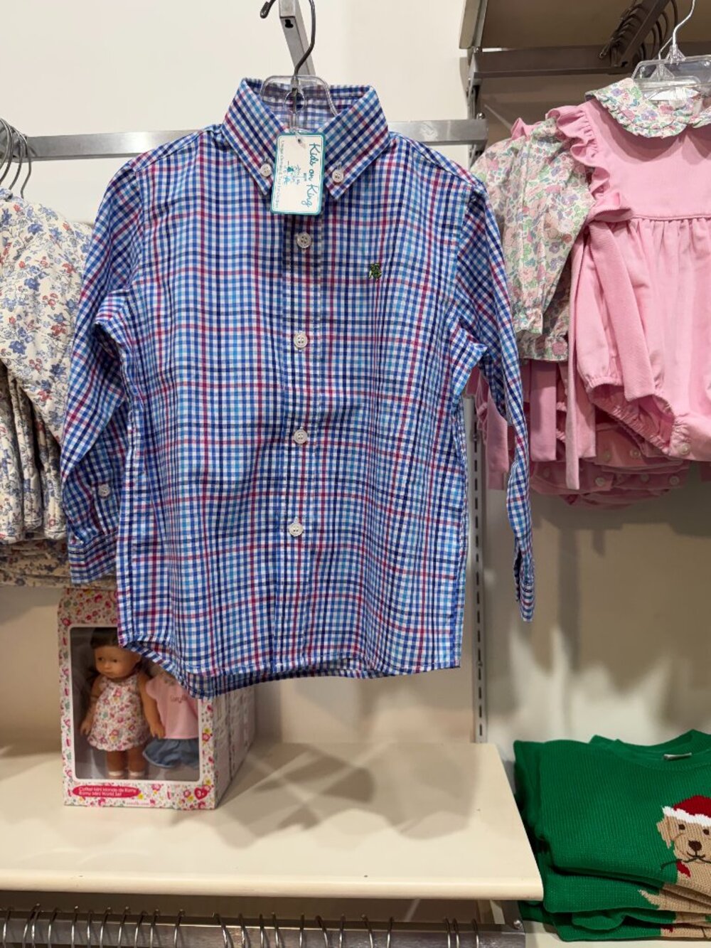 NWT The  Bailey Boys Roscoe Button Down